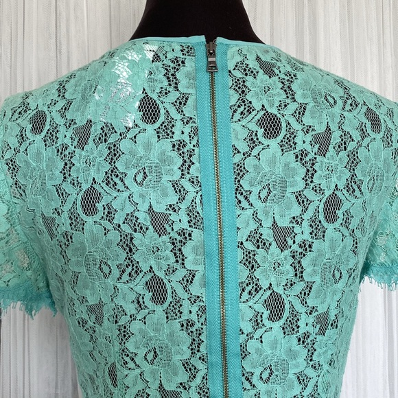 COPY - (2) BCBGMaxAZRIA “Evia” lace, peplum, unlined, short sleeves (1.) Med (2… - Picture 8 of 16